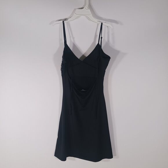 Sparkly Sequins Fitted Backless Mini Dress - Picture 5 of 13